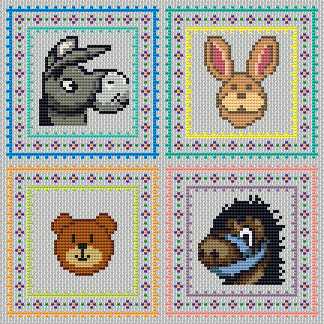 Little Donkey crochet pattern afghan cross stitch - smarida - Other